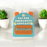Load image into Gallery viewer, NFC Emergency Contact Backpack Tag
